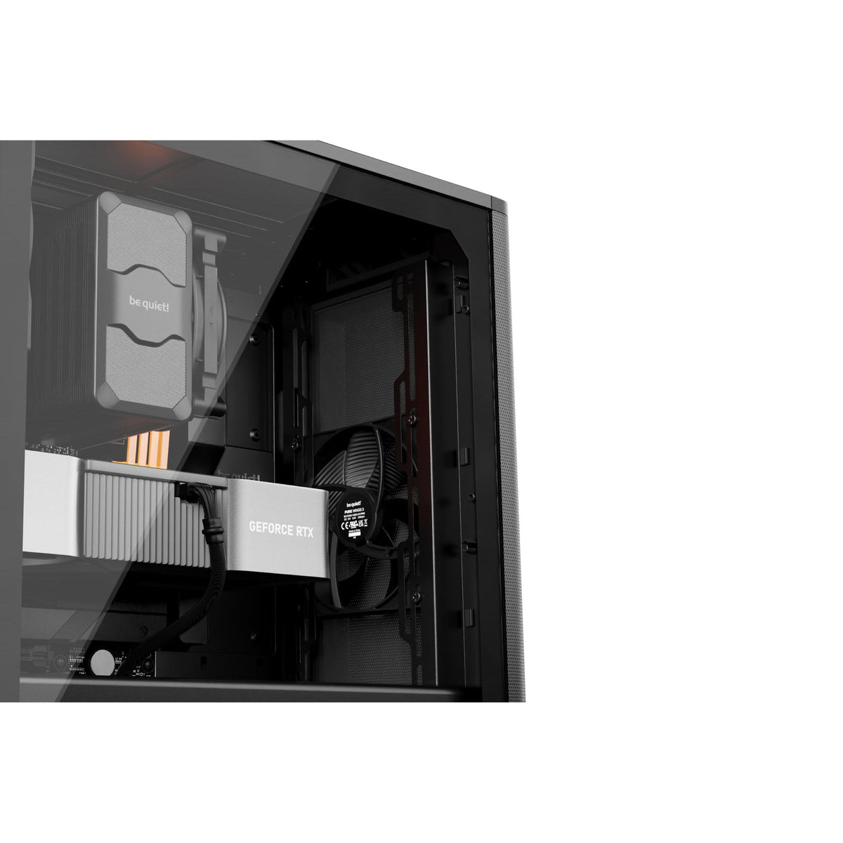 be quiet! Pure Base 501 Black PC case | 2 Preinstalled Quiet Fans | Mid Case | USB 3.2 Gen | Airflow | BGW74