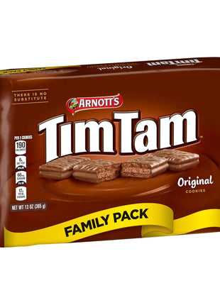 Arnott’s Tim Tam Milk Chocolatey Cookies, Original Flavour, Family Pack 365g (12.9 oz) – Authentic Imported