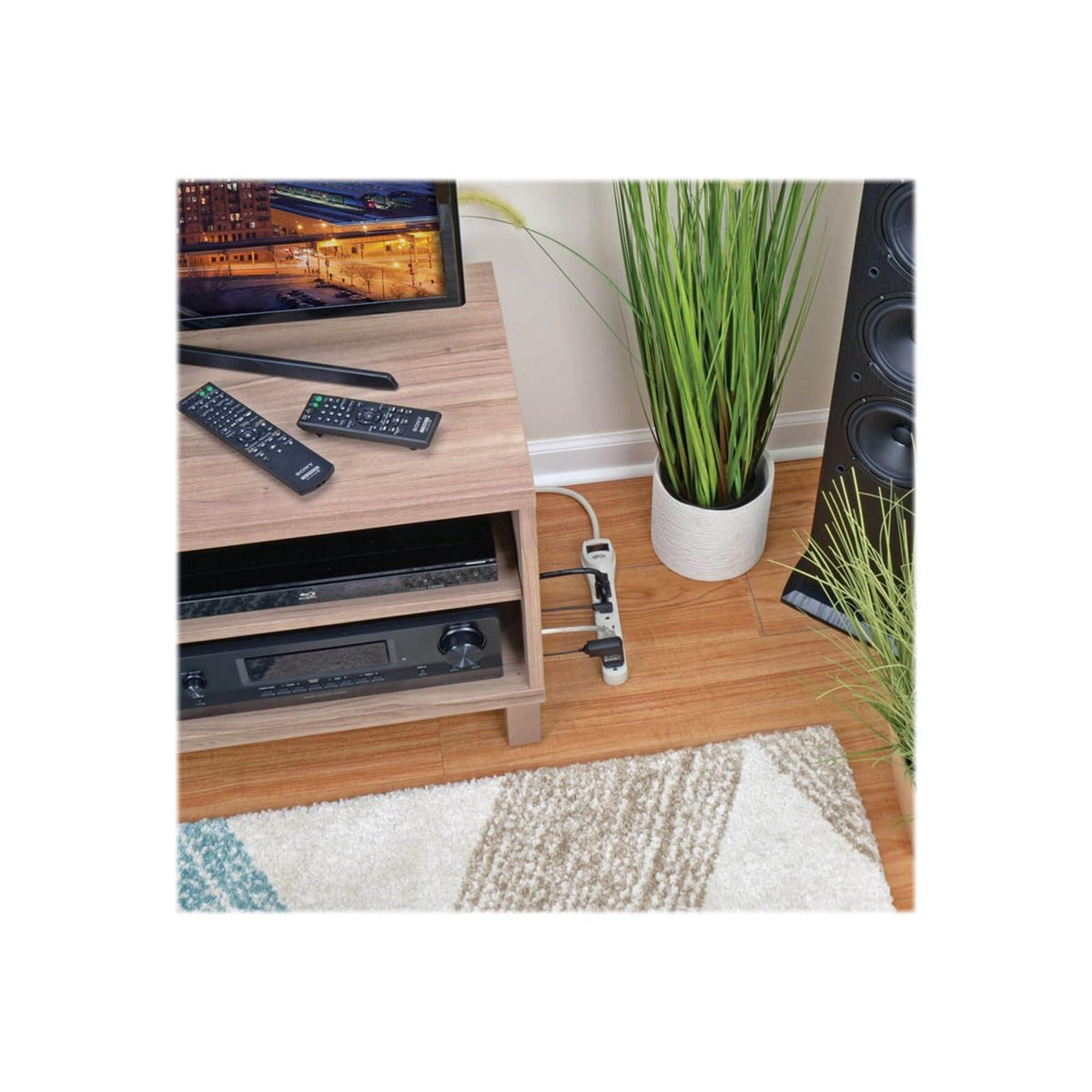 Tripp-Lite TLP602 Protect It 6-Outlet Home Computer Surge Protector, 2' Cord, 180 Joules