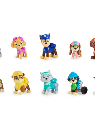 Paw Patrol 10th Anniversary All Paws On Deck 10 Figure Gift Pack | 10 Collectible Action Figures, Chase, Marshall, Rocky, Rubble, Zuma, Skye & More, Kids Toys for Boys & Girls Ages 3+