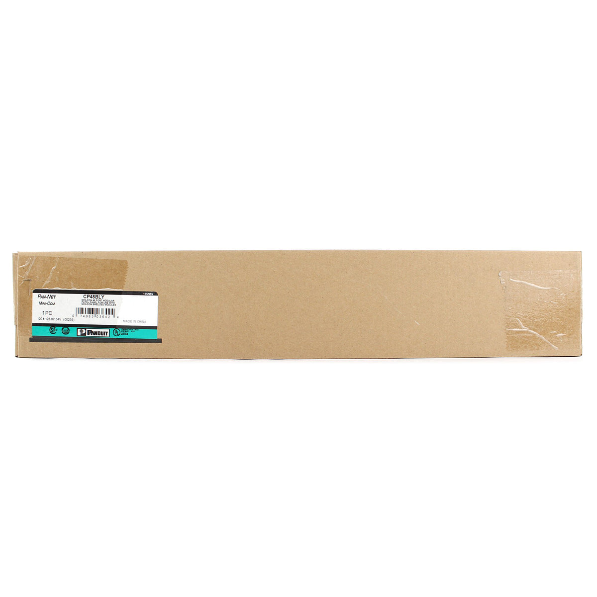 Panduit CP48BLY 48-Port Flat Patch Panel, Black