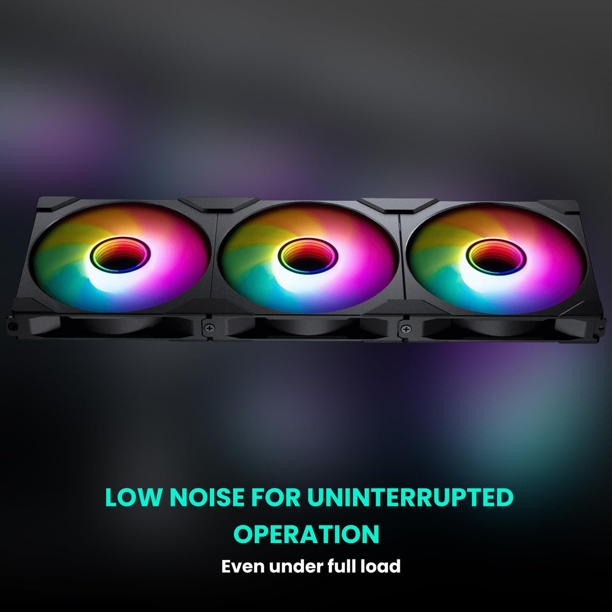 PHANTEKS 140mm RGB 3-Pack Reverse Blade Gaming PC Fan - PWM Fan - Up to 1800 RPM - High Airflow - Low Vibration - Quiet - Compatible with Desktop, Laptop, Radiator