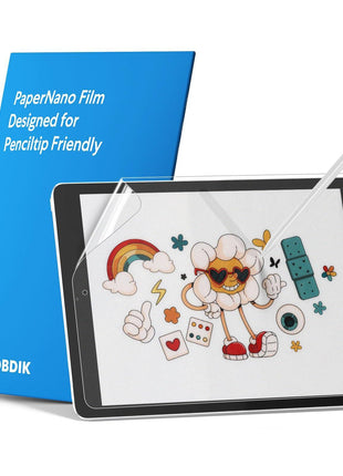MOBDIK Paperfeel Screen Protector for iPad 9th/8th/7th Generation | 2 Pack Matte Film Crafted for Natural Writing, Anti Glare, Touch Sensitivity