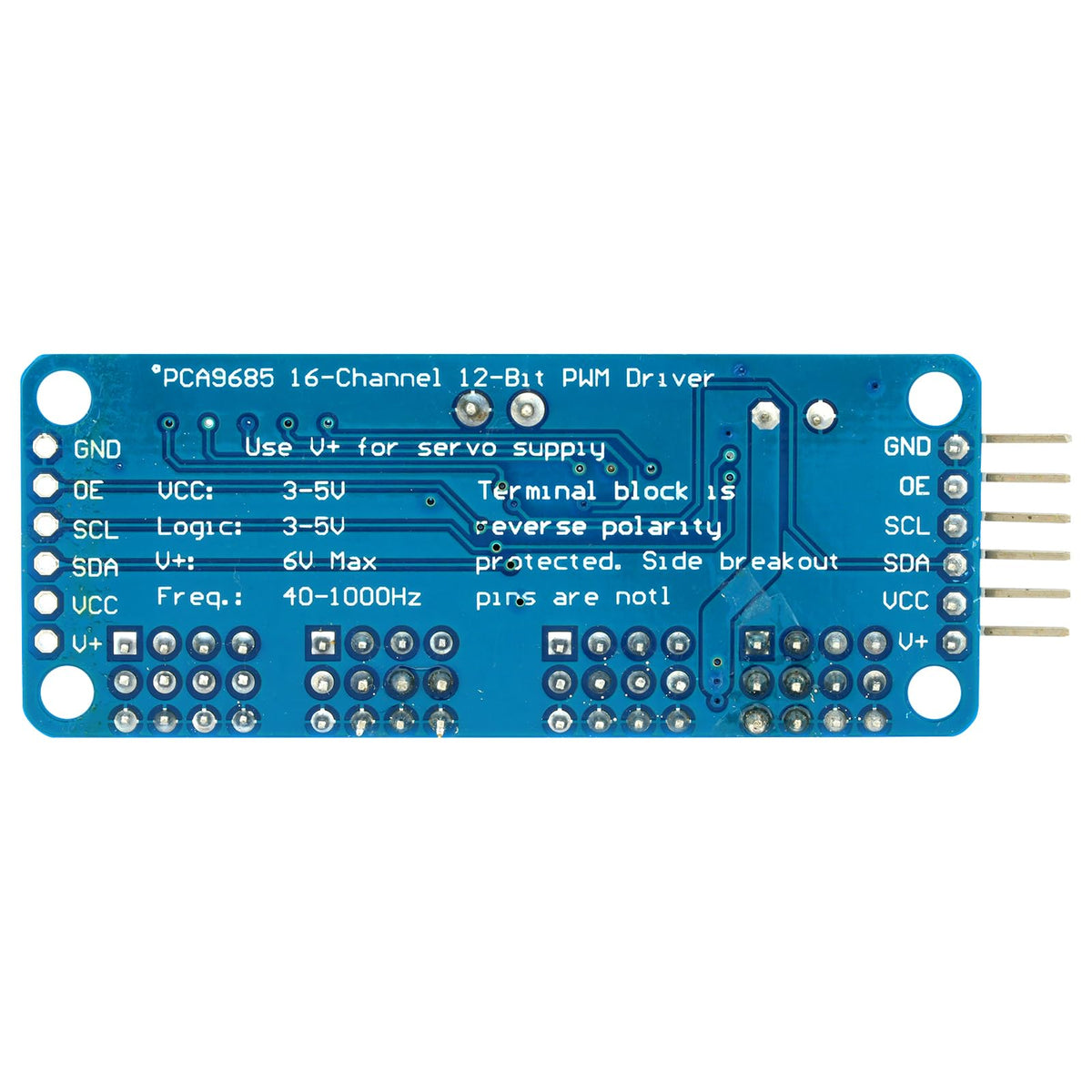 MTDELE 2Pcs PCA9685 16 Channel 12-bit PWM Servo Motor Controller IIC Interface Module Compatible with for Raspberry Pi Arduno Robotics DIY