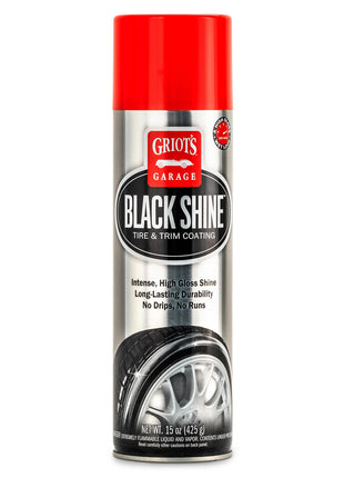 Griot's Garage Black Shine Tire and Trim Coating, Water-Resistant Dressing, Provides a High-Gloss Finish, Rain, and UV Protection, 10938, 15oz
