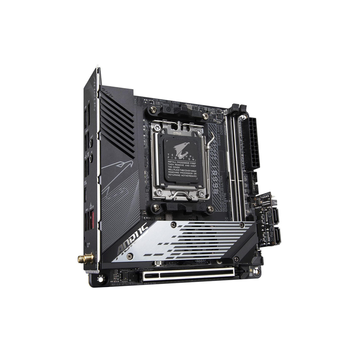GIGABYTE B650I AORUS Ultra mATX Motherboard 2X DDR5~64GB,1x PCIe x16, 3X M.2, 4X SATA 6, 4X USB 3.2, 1x USB-C, 2X USB 2.0