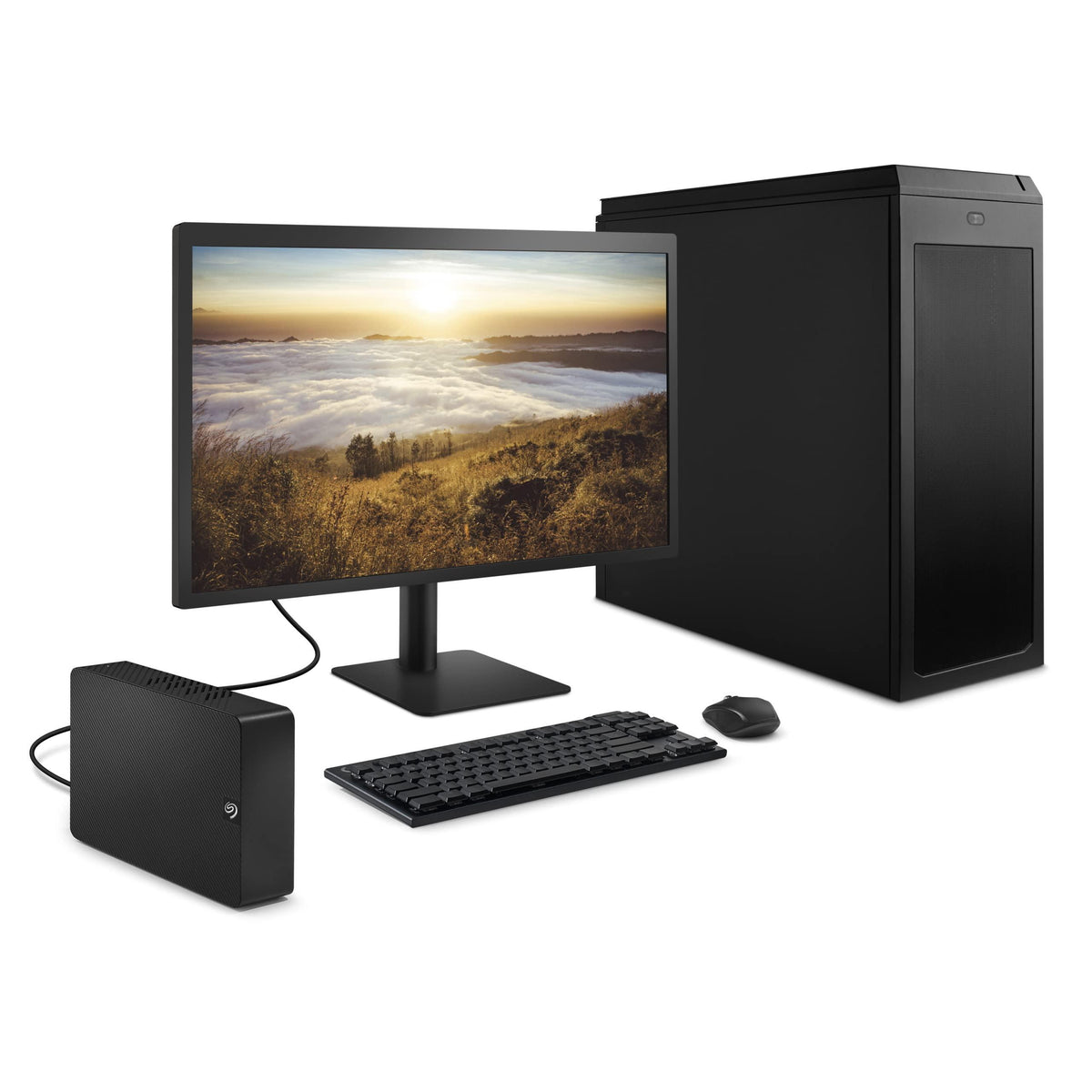 Seagate Expansion 24 TB External Hard Drive HDD - USB 3.0, with Rescue Data Recovery Services (STKP24000400)