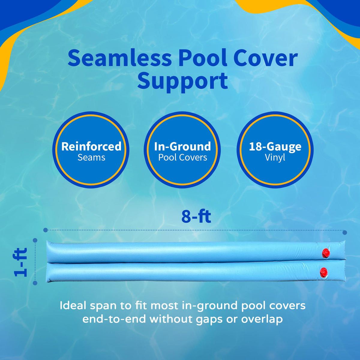 Blue Wave 8-ft Double Water Tube for Winter Pool Cover - 5 Pack