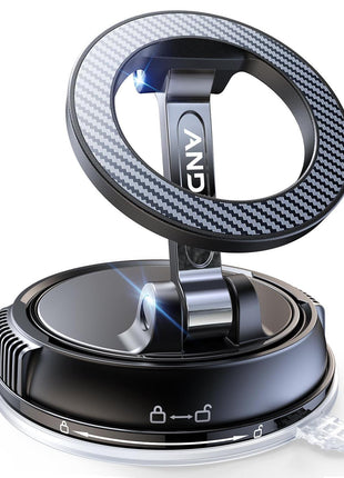 ANDERY Car Phone Holder for Magsafe [78+LBS Strongest Suction & 2400gf Magnetic] 360° Adjustable Car Phone Mount, Phone Holders for Your Car for iPhone 17 Pro Max 16 15 14 13 12 Plus Air, Carbon Fiber