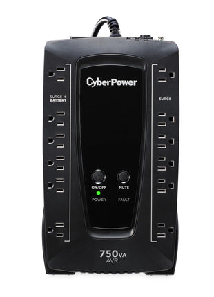 CyberPower AVRG750U AVR UPS System, 750VA/450W, 12 Outlets, Compact