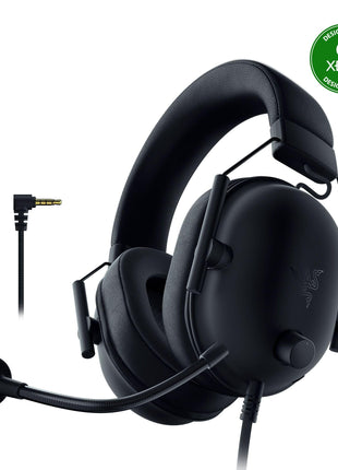 Razer BlackShark V2 X Xbox Gaming Headset: 50mm Drivers - Cardioid Mic - Lightweight - Comfortable, Noise Isolating Earcups - for Xbox Series X, Series S, PS5, PC, Switch via 3.5mm Audio Jack - Black