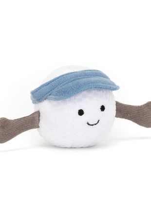Jellycat Amuseables Badminton Stuffed Toy, 6 inches - Badminton Plush for Sports Fans
