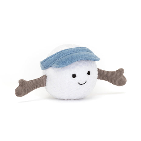Jellycat Amuseables Badminton Stuffed Toy, 6 inches - Badminton Plush for Sports Fans
