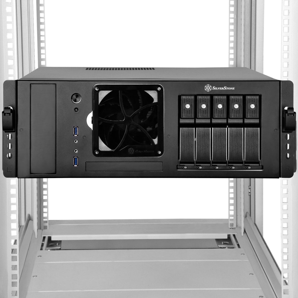SilverStone Technology RMS05-22 Tool-Less Ball Bearing Sliding Rail kit for Silverstone RM44 / RM51 rackmount Chassis, SST-RMS05-22