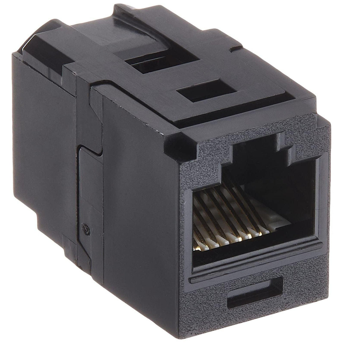 Panduit Mini-Com Cat6 Coupler Module, Black RJ45 8P8C CC688BL