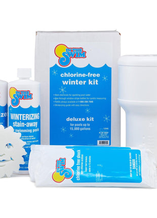In The Swim Pool Closing Kit - Winterizing Chemicals for Above Ground and In-Ground Pools - Up to 15,000 Gallons