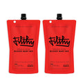Filthy Bloody Mary Mix, Premium Cocktail Mixer, All-Natural, Non-GMO, Vegan & Gluten-Free, Travel Friendly for Vacation, Brunch, Home Bars and Hosting, Made From Real Tomatoes, 32 Oz Pouch, 2 Pack