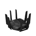 ASUS RT-BE96U BE19000 802.11BE Tri-Band Performance WiFi 7 Extendable Router with 6GHz Support, Dual 10G Port, 320Mhz, Lifetime Internet Security, MLO, Multi-RU Puncturing, AiMesh Support