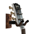 String Swing CC01K-BW Guitar Hanger and Guitar Wall Mount Bracket Holder for Acoustic and Electric Guitars Black Walnut