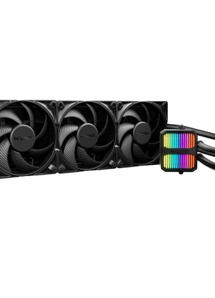 be quiet! Silent Loop 3 420mm CPU AIO Liquid Cooler | 3 Silent Wings 4 140mm PWM High-Speed Fans | Quiet Performance | 6-Pole Motor | Discreet ARGB Lighting | Refillable | Black | BW026