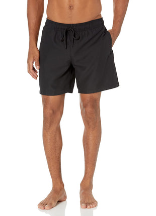 Amazon Essentials Men's Swim Trunks with Mesh Lining, Pockets, Drawstring Closure