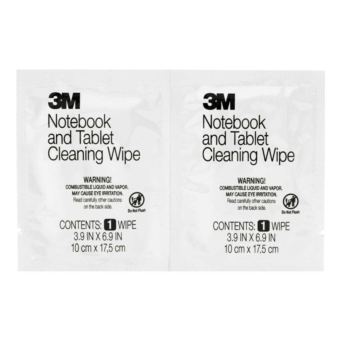 3M Notebook Screen Cleaning Wipes, 3.9 x 6.9 Inches (CL630), White, 24 individual wet wipes (Packaging may vary)