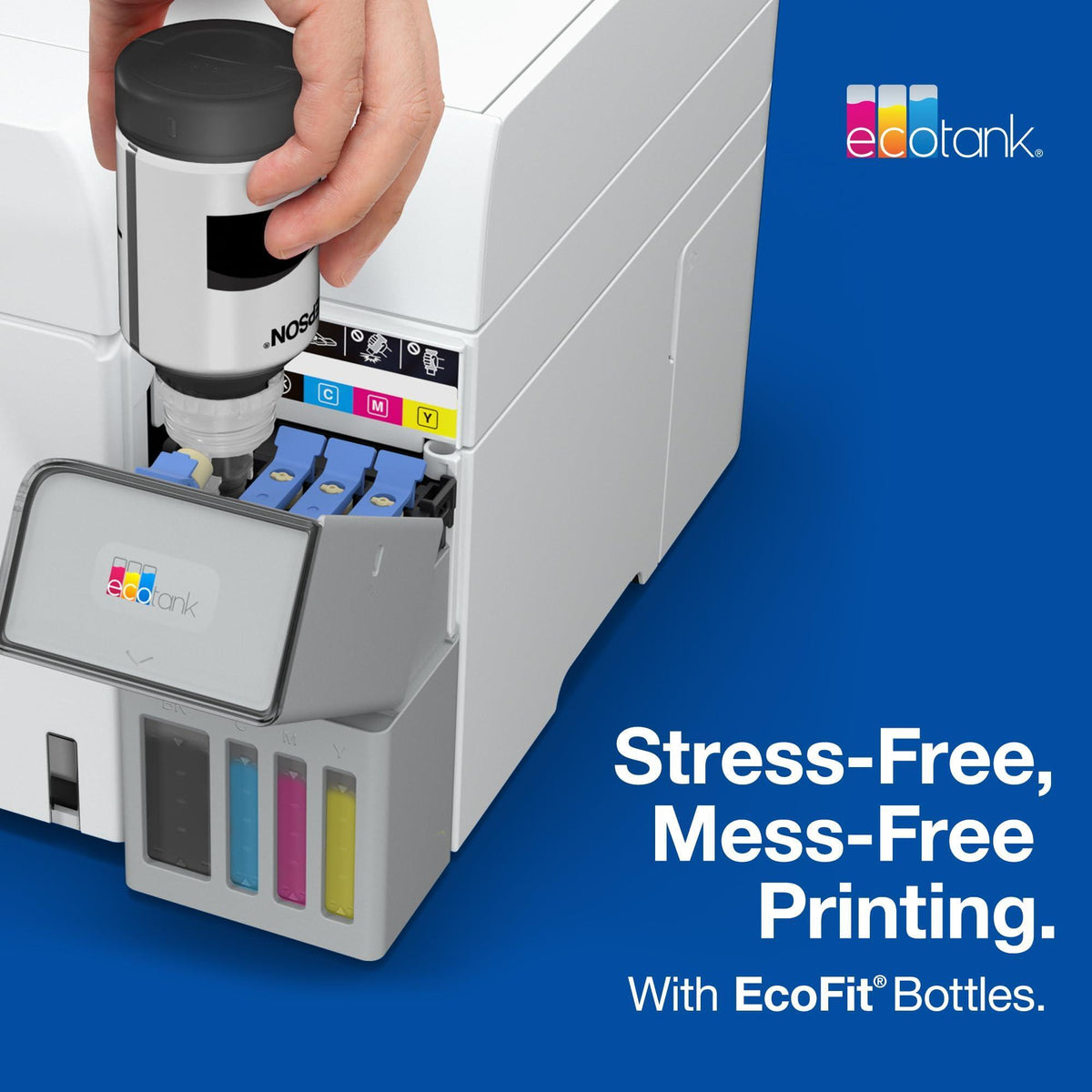 EPSON 502 EcoTank Ink Ultra-high Capacity Bottle Yellow Works with ET-2750, ET-2760, ET-2850, ET-3750, ET-3760, ET-3850, ET-4850, and other select EcoTank models