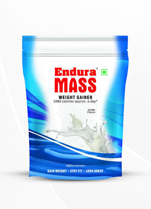 Endura Mass Weight Gainer 15 g Protein, Vanilla, 400 g
