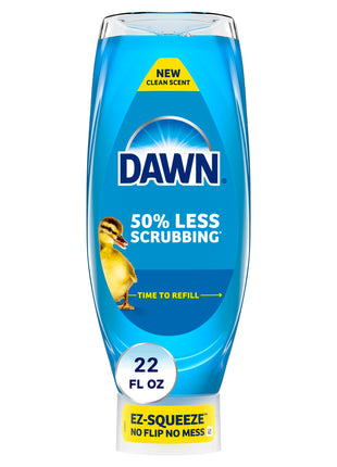 Dawn EZ Squeeze Ultra Dish Soap, Dishwashing Liquid, Original, Dish Soap Refill, 22 fl oz