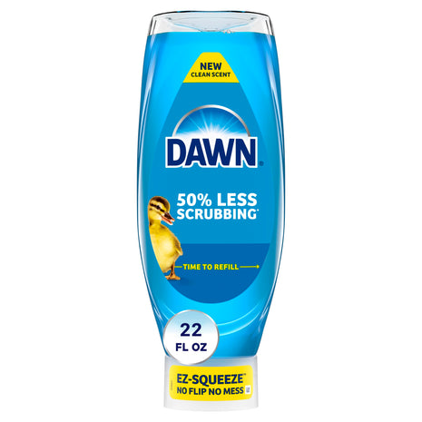 Dawn EZ Squeeze Ultra Dish Soap, Dishwashing Liquid, Original, Dish Soap Refill, 22 fl oz