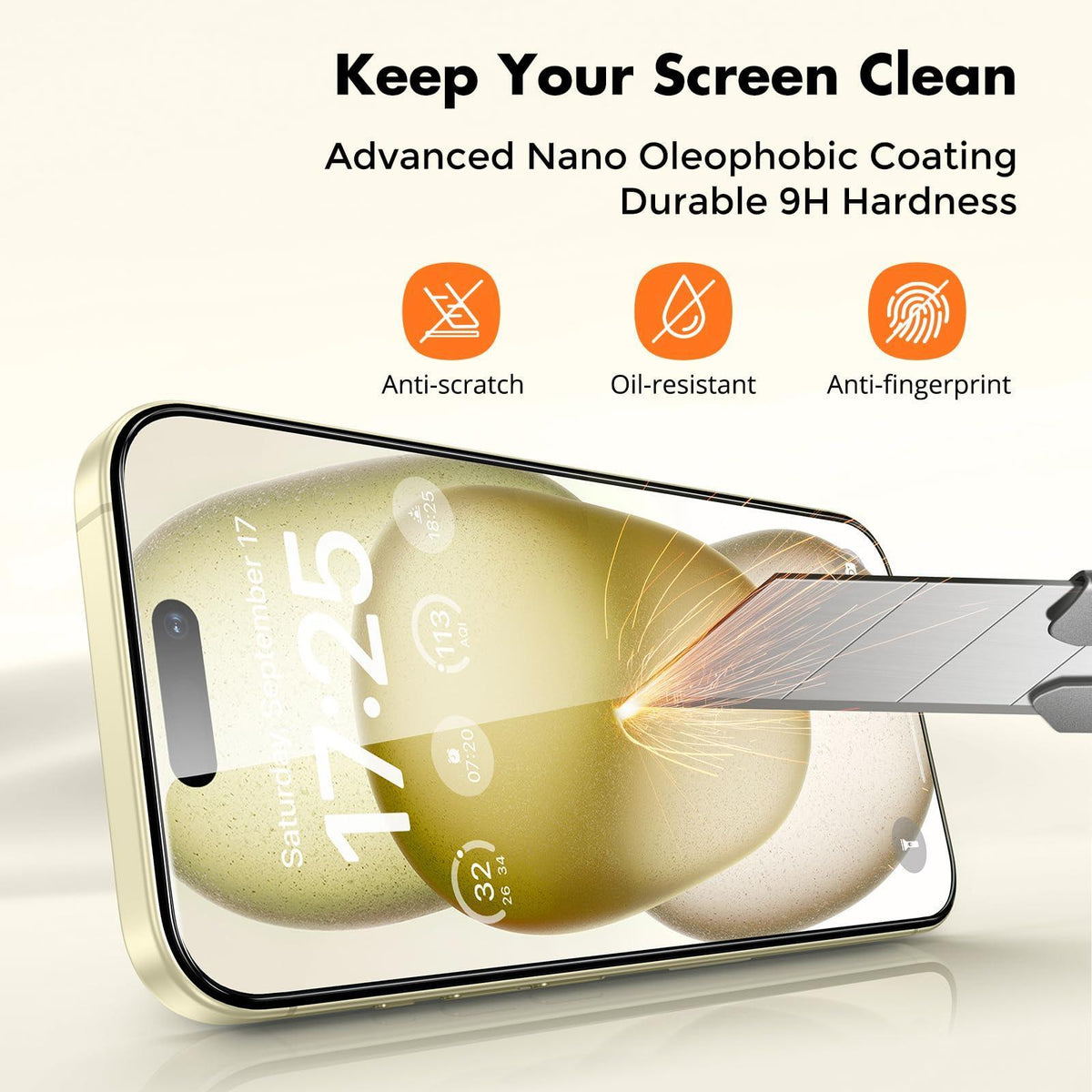 UNBREAKcable 2-Pack Screen Protector for iPhone 16, Double Shatterproof Tempered Glass [Easy Installation Frame] [9H Hardness] [99.99% HD Clear] [Case Friendly] for iPhone 6.1 inch