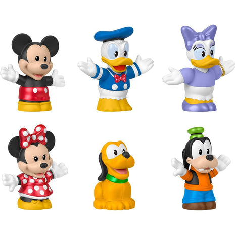 Fisher-Price Little People Disney Mickey & Friends Figure Pack | 6-Piece Character Set, Pretend Play, Toddlers & Kids Ages 18+ Months