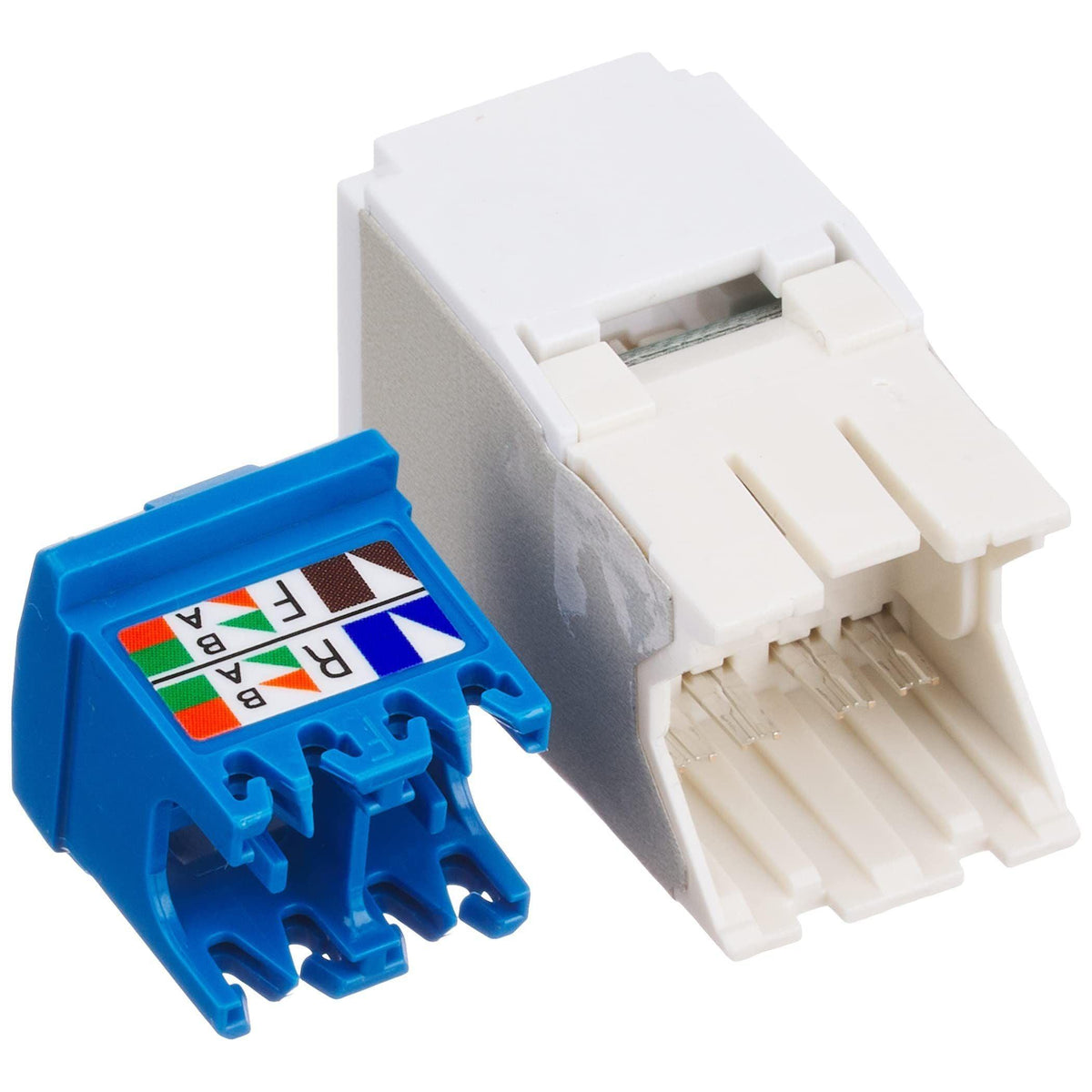 Panduit CJ6X88TGWH Category-6A 8-Wire TG-Style Jack Module, White