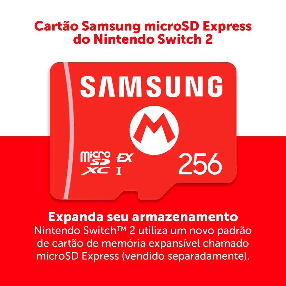 Samsung microSD Express Card – 256GB for Nintendo Switch™ 2