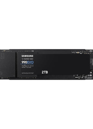 SAMSUNG 990 EVO SSD 2TB, PCIe Gen 4x4, Gen 5x2 M.2 2280 NVMe Internal Solid State Drive, Speeds Up to 5,000MB/s, Upgrade Storage for PC Computer, Laptop, MZ-V9E2T0B/AM, Black
