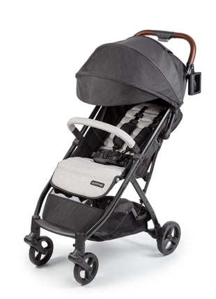 Summer Infant Ingenuity 3Dquickclose CS+ Compact Fold Stroller ??Lightweight Stroller with Oversized Canopy, Extra-Large Storage and Compact Fold, Gray