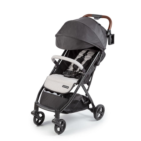 Summer Infant Ingenuity 3Dquickclose CS+ Compact Fold Stroller ??Lightweight Stroller with Oversized Canopy, Extra-Large Storage and Compact Fold, Gray
