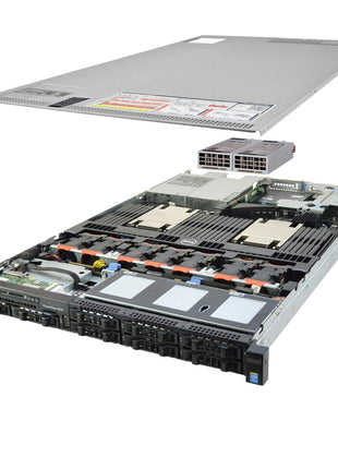 Dell PowerEdge R630 Server 2X E5-2640v3 2.60Ghz 16-Core 64GB 8X 300GB H730 (Renewed)