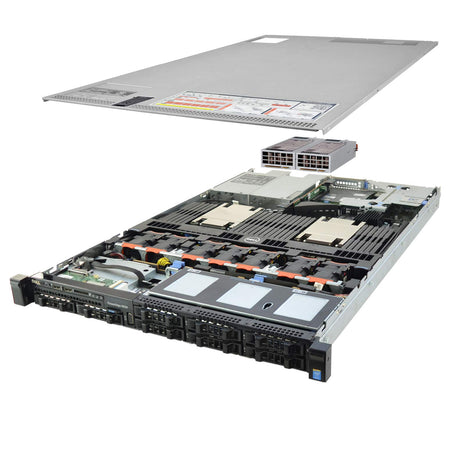 Dell PowerEdge R630 Server 2X E5-2640v3 2.60Ghz 16-Core 64GB 8X 300GB H730 (Renewed)