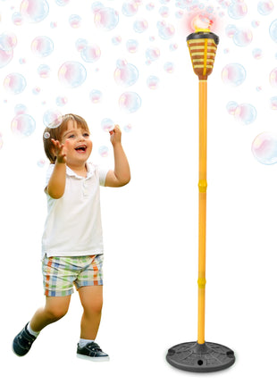 Maxx Bubbles Tiki Torch Bubbler - Bubble Machine - for Kids, Teens