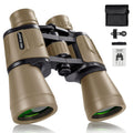 20x50 Binoculars for Adults with Smartphone Adapter - High Powered Binoculars for Bird Watching Hunting Hiking Concert Travel Theater with BAK4 Prism FMC Lens, Mud