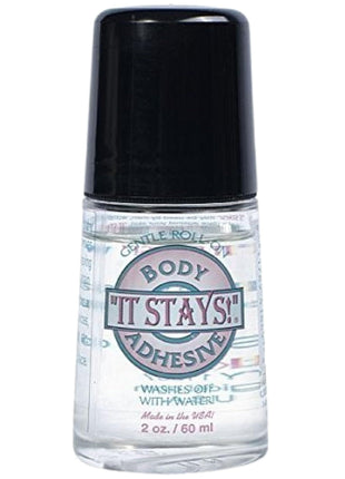 Mojo Compression Socks - It Stays! Butt Glue for Dancers Roll On - Body Adhesive Glue Applicator for Wigs, Socks, Stockings, Leotards, Bras, Costumes and Clothing - Made in USA - 2 oz