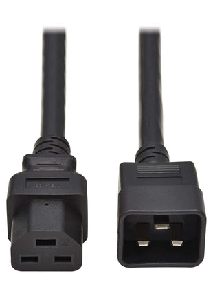 Tripp Lite C20 to C21 Power Extension Cord, 6 Feet / 1.8 Meters, 20 Amps, 250 Volts, 12 AWG, Heavy Duty Jacket, Black, IEC-320-C20 to IEC-320-C21, Manufacturer's Warranty (P035-006)
