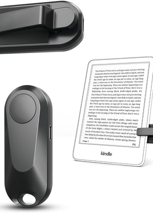 DATAFY Remote Control Page Turner for Kindle Paperwhite Oasis Kobo eReaders, Camera Camcorder Remote Controls, Page Turner Clicker for ipad Tablets Reading Novels with Wrist Strap Storage Bag