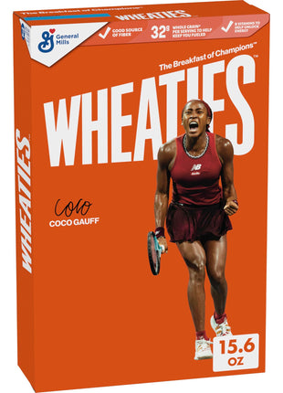 Wheaties Breakfast Cereal, Breakfast of Champions, 100% Whole Wheat Flakes, 15.6 oz