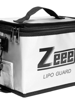 Zeee Fireproof Explosionproof Large Capacity Battery Storage Guard Pouch for Lipo Charge & Storage (8.46 x 6.5 x 5.71 in)