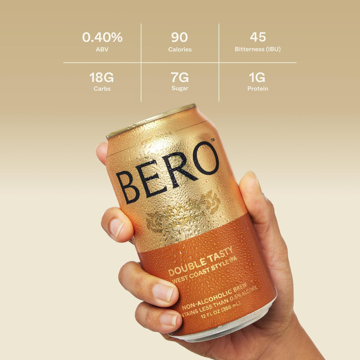 BERO Variety Pack Non-Alcoholic Beer, 12-Pack IPA, Wheat & Pils Craft Brews, NA Beer by Tom Holland, Alcohol-Free Drinks, Bold Flavors, Alcohol Alternative Beverages for Any Occasion