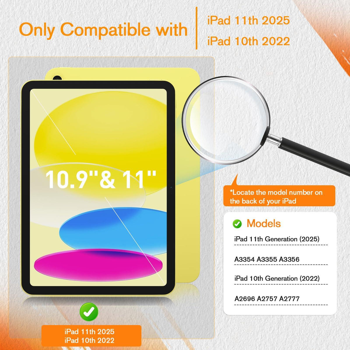 KCT 2 Pack Paperfeel Screen Protector Compatible with iPad A16 11th Generation 2025 11 inch/iPad 10th Generation 2022 10.9 inch, Write as Real Paper, Anti Glare, High Sensitivity