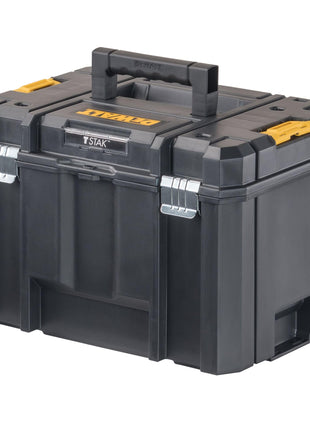 DEWALT TSTAK Tool Box, Extra Large Design, Removable Tray for Easy Access to Tools, Water and Debris Resistant (DWST17806)