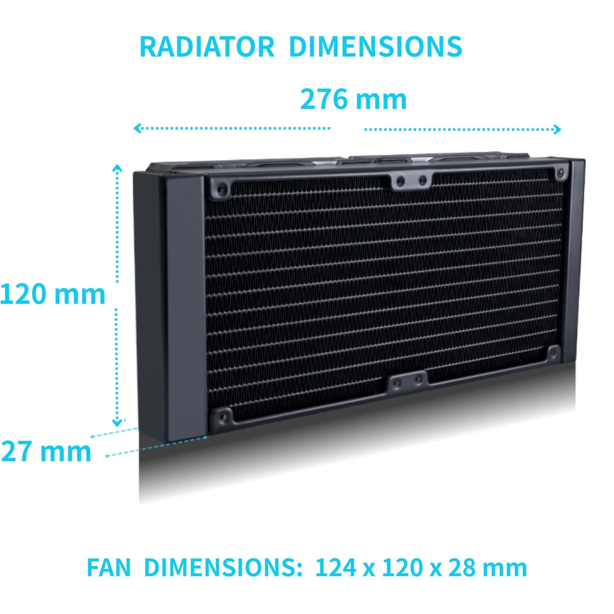 Lian Li Galahad II Lite Liquid Cooler 240mm RGB Fans–AIO CPU Water Cooling, Customizable ARGB Pump Block, Low Noise Hydraulic Bearing, Switchable Lid & 28mm PBT Fan for LGA 1700/1851/AM5/4(GA2L24RB).